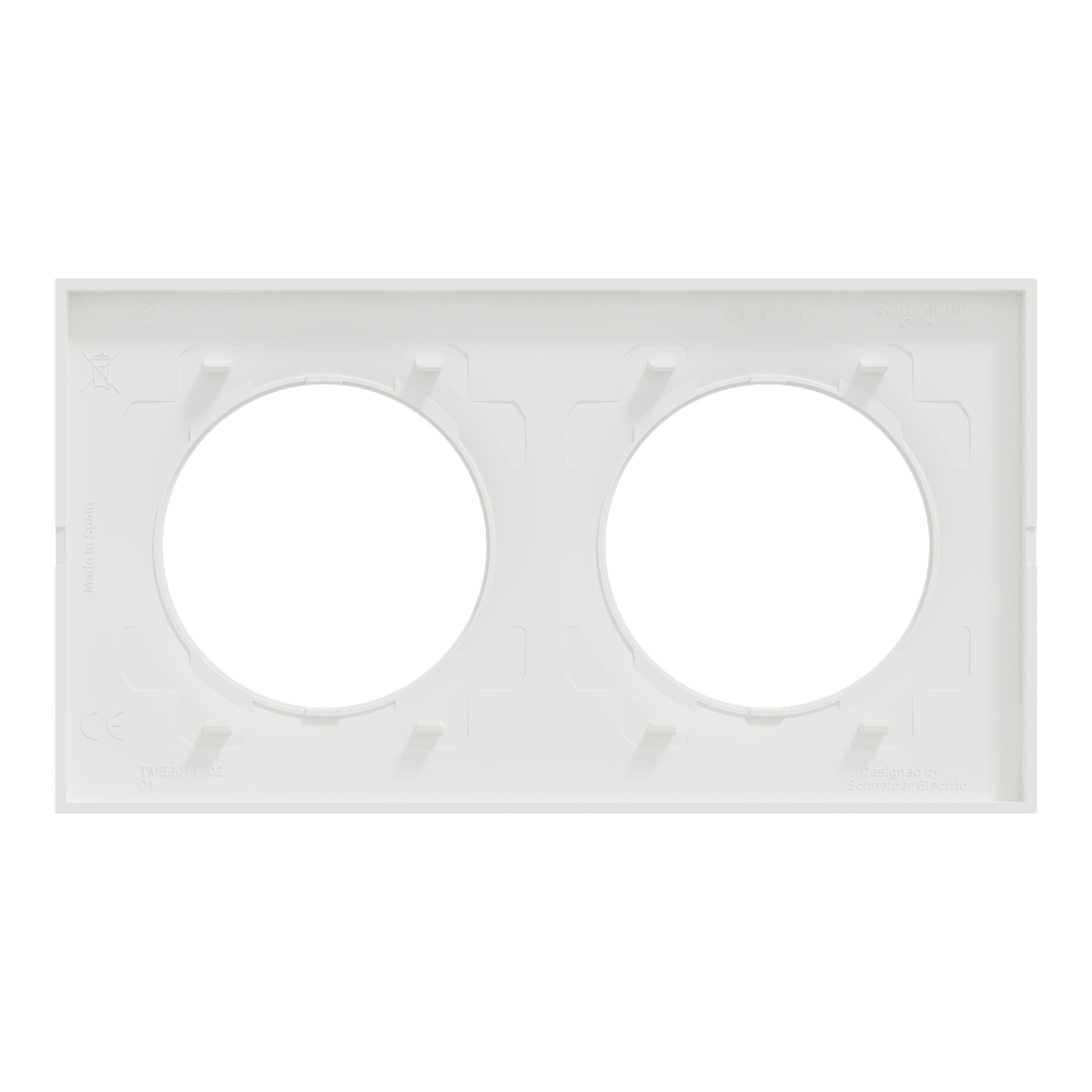 Odace Origine lot 84 plaques 2p blanc